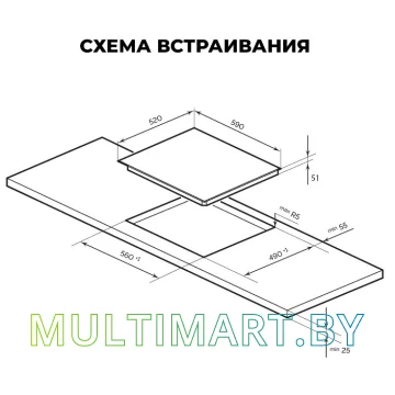 Электрическая варочная панель LEX EVH 6040 M BL картинка 5